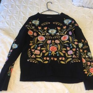Floral Sweater